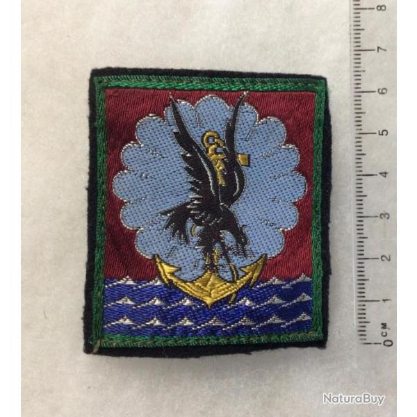 FRANCE Guerre ALGERIE Insigne tissu 11 DP DIVISION PARACHUTISTE  sur socle drap