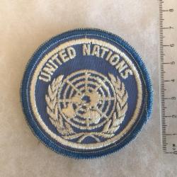 FRANCE US - INSIGNE TISSU UNITED NATIONS fabrication US