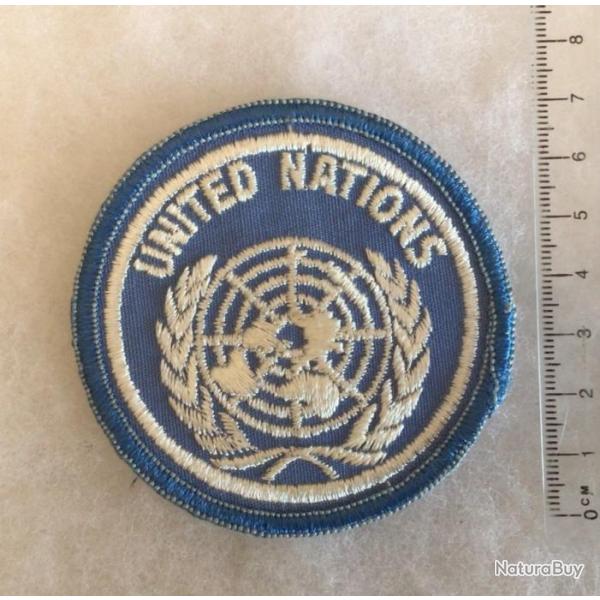 FRANCE US - INSIGNE TISSU UNITED NATIONS fabrication US