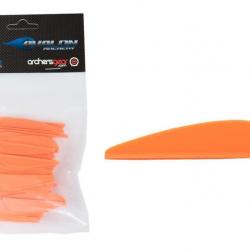 Lot de 100 plumes Avalon Tyro 2 pouces Orange