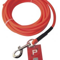 LONGE TUBULAIRE PISTEURS PVC ORANGE 10M Ø 8MM