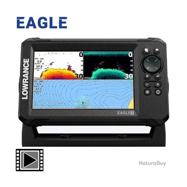 Sondeur Lowrance Eagle 7 Sonde TA HDI 83/200kHz