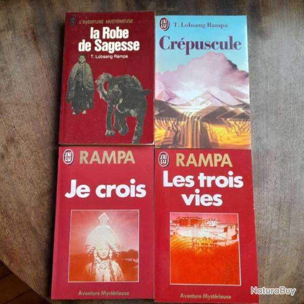Rampa- Lot de 4 livres l'Aventure Mystrieuse