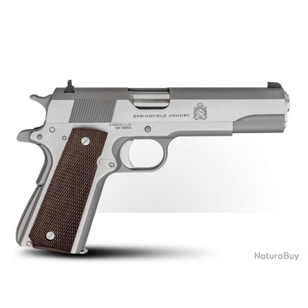 SPRINGFIELD 1911 MIL-SPEC INOX 45ACP 5 POUCES