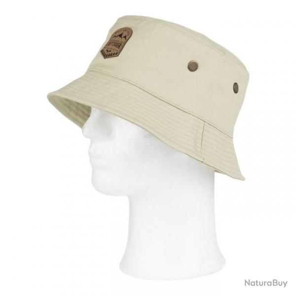 Chapeau baquet Wild Outdoor (Couleur Beige, Taille L-XL)