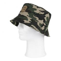 Chapeau baquet Wild Outdoor (Couleur Camouflage Woodland, Taille S-M)