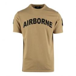 Tee shirt 101st Airborne premium Couleur Beige