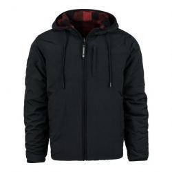 Veste Reversible Sherpa Softshell Jas Couleur Noir Rouge