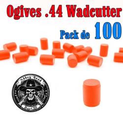 Balle tir réduit .44 ogive Wadcutter plastique haute visibilité - Pack de 100 - Bast3D