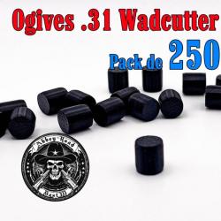 Balle tir réduit .31 ogive Wadcutter plastique - Pack de 250 - Bast3D