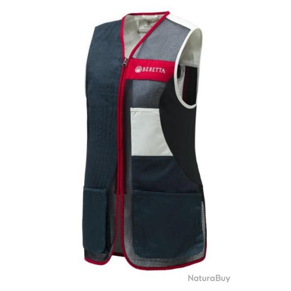 Gilet pour femme Beretta Uniform Pro 20.20 Micro - Bleu/Rouge / XXS / Droitier