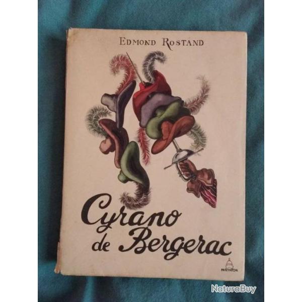 Edmond Rostand "Cyrano de Bergerac",numrot. Editions du Panthon. collection Pastels. 1950