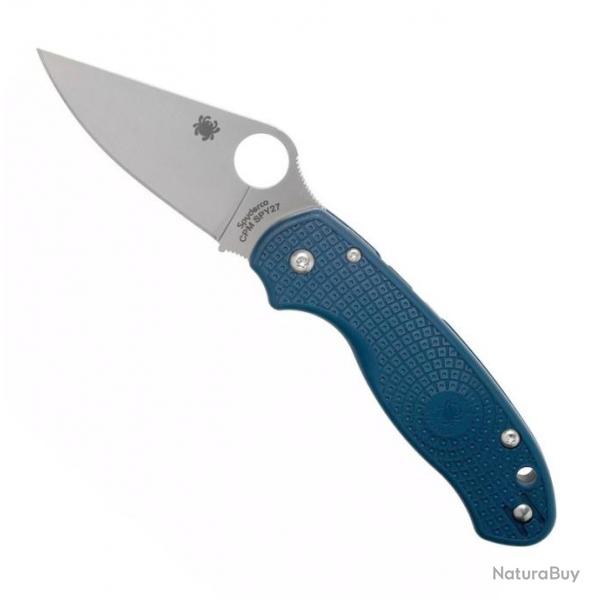 Couteau "Para 3" SPY27 / nylon-fibre de verre bleu [Spyderco]