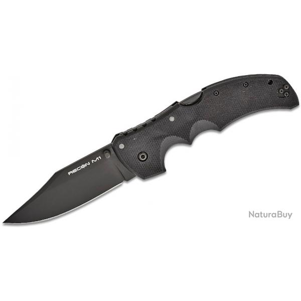 Couteau Cold Steel Recon M1 Lame Acier CPM-MagnaCut Black Manche G10 Clip Tri-Ad Lock Italy  CS27TMC