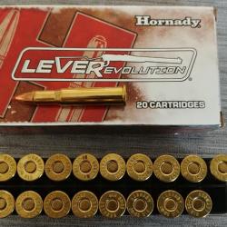 30 cartouches : 1 boite de 20 + 1 boite de 10 en calibre .30-30 WIN "Hornady-FTX-LEVEREVOLUTION"