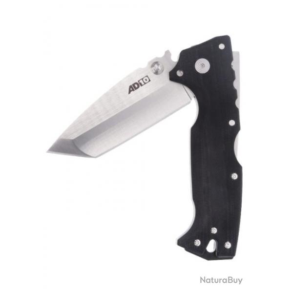 Couteau Cold Steel AD-10 Lite Tanto Lame Acier S35VN Manche G10 Lockback Clip CS28DE