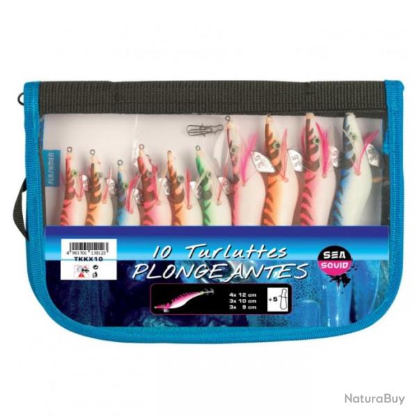 Sea Squid Trousse De 10 Turluttes Plongeantes Kariba