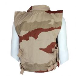 Gilet pare-éclats type F2 TTA camouflage désert (daguet) année 90- gilet tactique combat