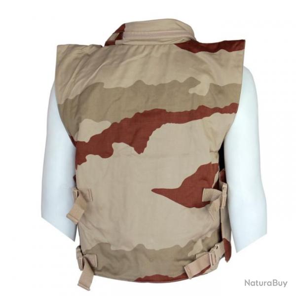 Gilet pare-clats type F2 TTA camouflage dsert (daguet) anne 90- gilet tactique combat