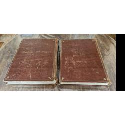 Militaria: 2 anciens livres tome I et II l'Album de la guerre 1914/1919  édités en 1926 et 1927