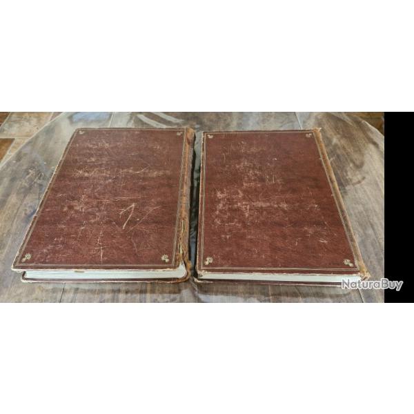 Militaria: 2 anciens livres tome I et II l'Album de la guerre 1914/1919  dits en 1926 et 1927