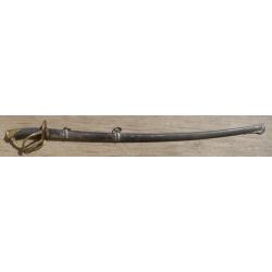 Sabre modèle 1860 Union Guerre de Sécession, officier de cavalerie