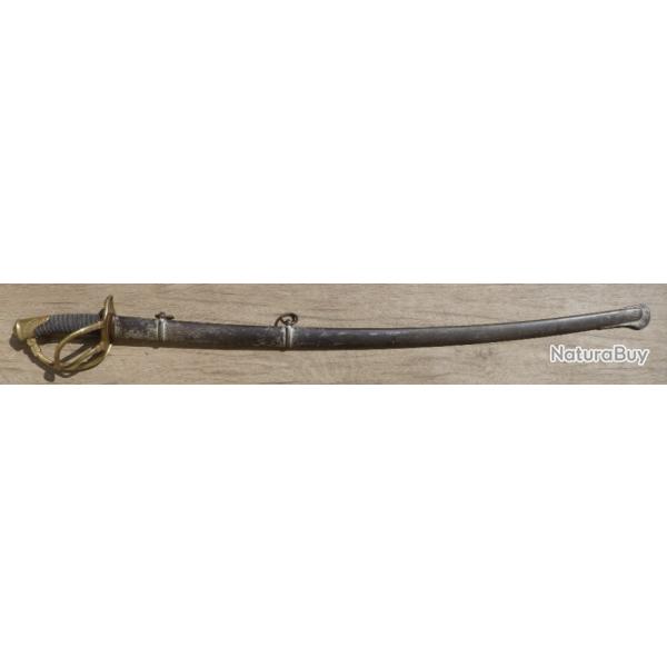 Sabre modle 1860 Union Guerre de Scession, officier de cavalerie