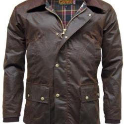 Veste Huilée antique Game Barker Marron