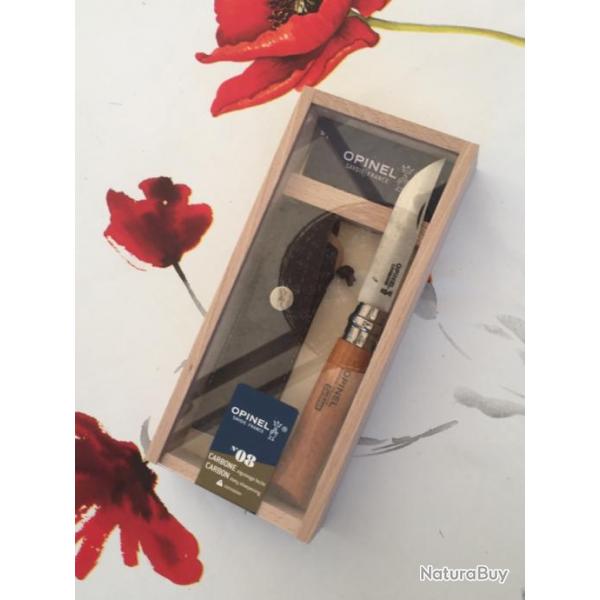 tui plumier opinel numro 8 lame en acier carbone