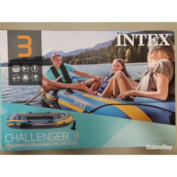 Bateau gonflable canot pneumatique Challenger 3 Intex 68370 neuf