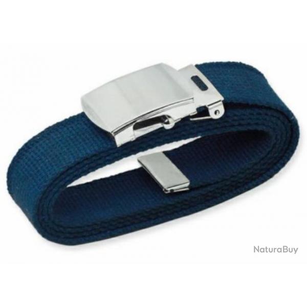 CEINTURE TOILE MARINE GRANDE TAILLE