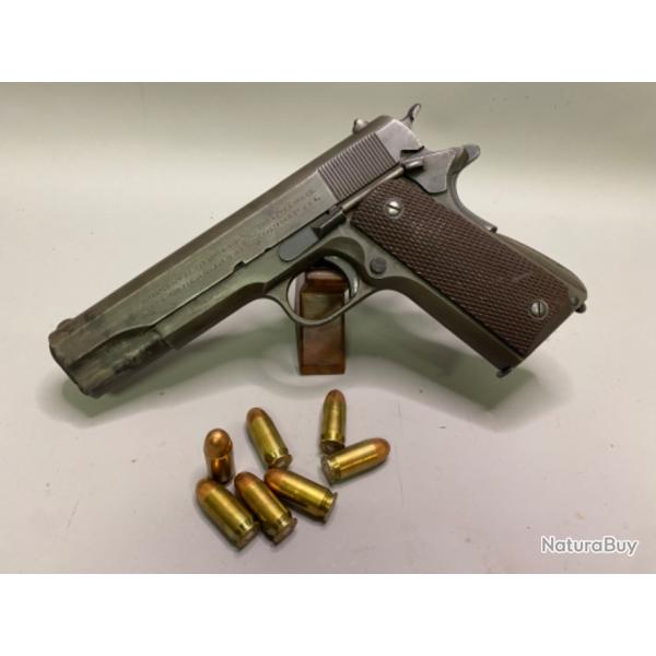 WW2 Pistolet Colt 1911 A1 - Cal. 45 Auto (45 ACP)