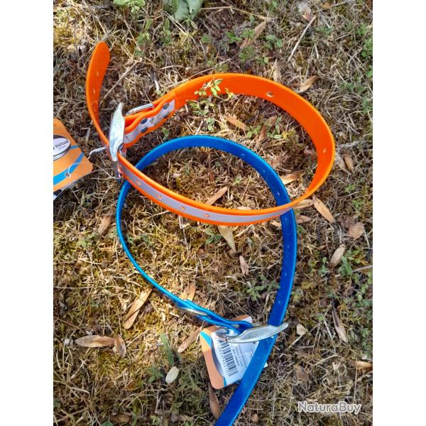 lot de 2 colliers  biothane ... gravs