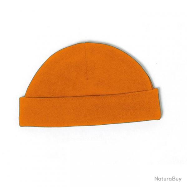 Bonnet polaire Percussion uni - Orange