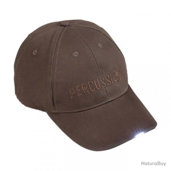 Casquette Percussion LED - Marron