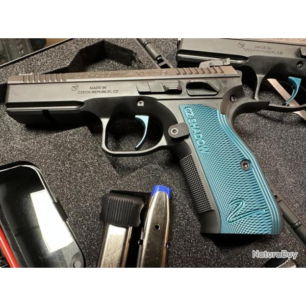 CZ SHADOW 2 BLEU SIMPLE ACTION (SA) CAL 9 MM - Cat B