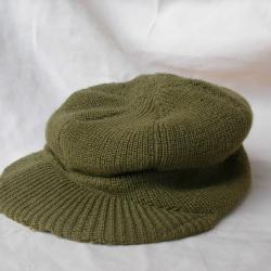 WW2 US CASQUETTE EN LAINE MILITAIRE AMÉRICAINE " BEANIE " TAILLE M  RÉFÉRENCÉ G.I. BE