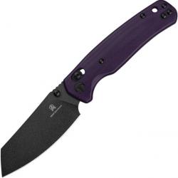 Couteau BESTECHMAN CICADA'S WING Purple Lame Acier 10Cr15MoV Blk Manche G10 B-Lock Clip BTKMK06B