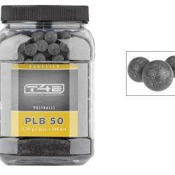 Billes T4E PLB50 pour Plinking Nylon lourdes 1.78g - Cal 50 - Pot de 500