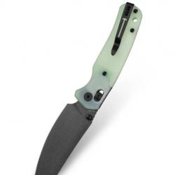 Couteau BESTECHMAN CICADA'S WING Jade Lame Acier 10Cr15MoV Blk Manche G10 B-Lock Clip BTKMK06A