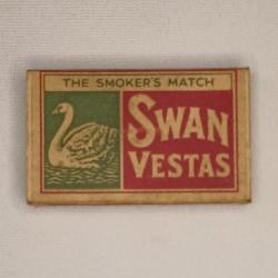 Boite d'allumettes SWAN VESTAS british made 39/45