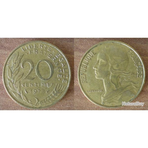 France 20 Centimes 1978 Lagriffoul Piece Franc Centime Francs