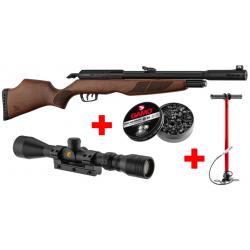 Pack Gamo Riser Punisher 5,5 mm 40 J + Lunette 3-9 x 40 WR + Pompe PCP + Plombs Pro Magnum