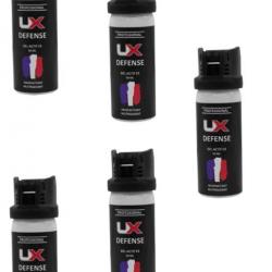 Lot de 5 bombes lacrymogène Umarex 50 ml - Gel