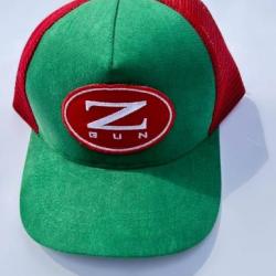 Casquette zoli rouge et verte