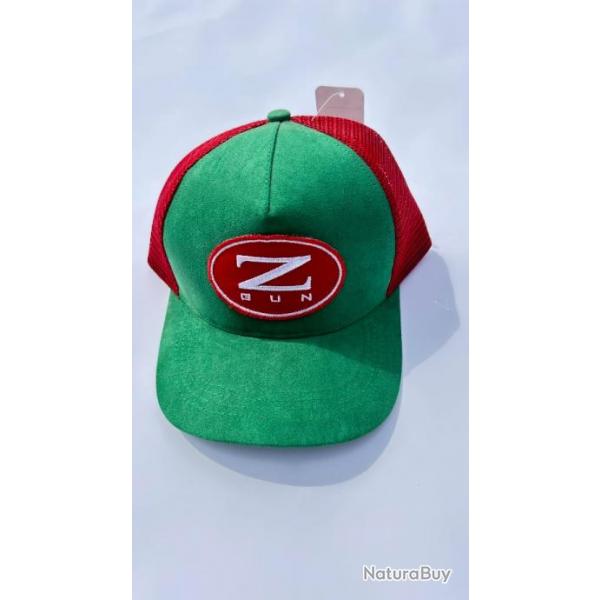 Casquette zoli rouge et verte