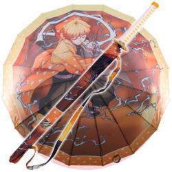 Parapluie Katana Zenitsu Agatsuma Demon Slayer Frappe Foudroyante