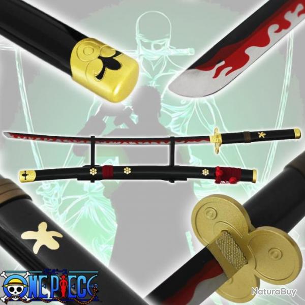 Katana en Mtal One Piece ENMA Black Edition Roronoa Zoro