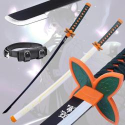 Pack Katana Cosplay Shinobu Kochou V1 Demon Slayer + Holster Ceinture