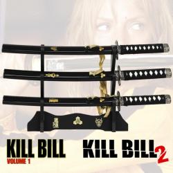 Collection de 3 Tanto Mini Katanas Kill Bill